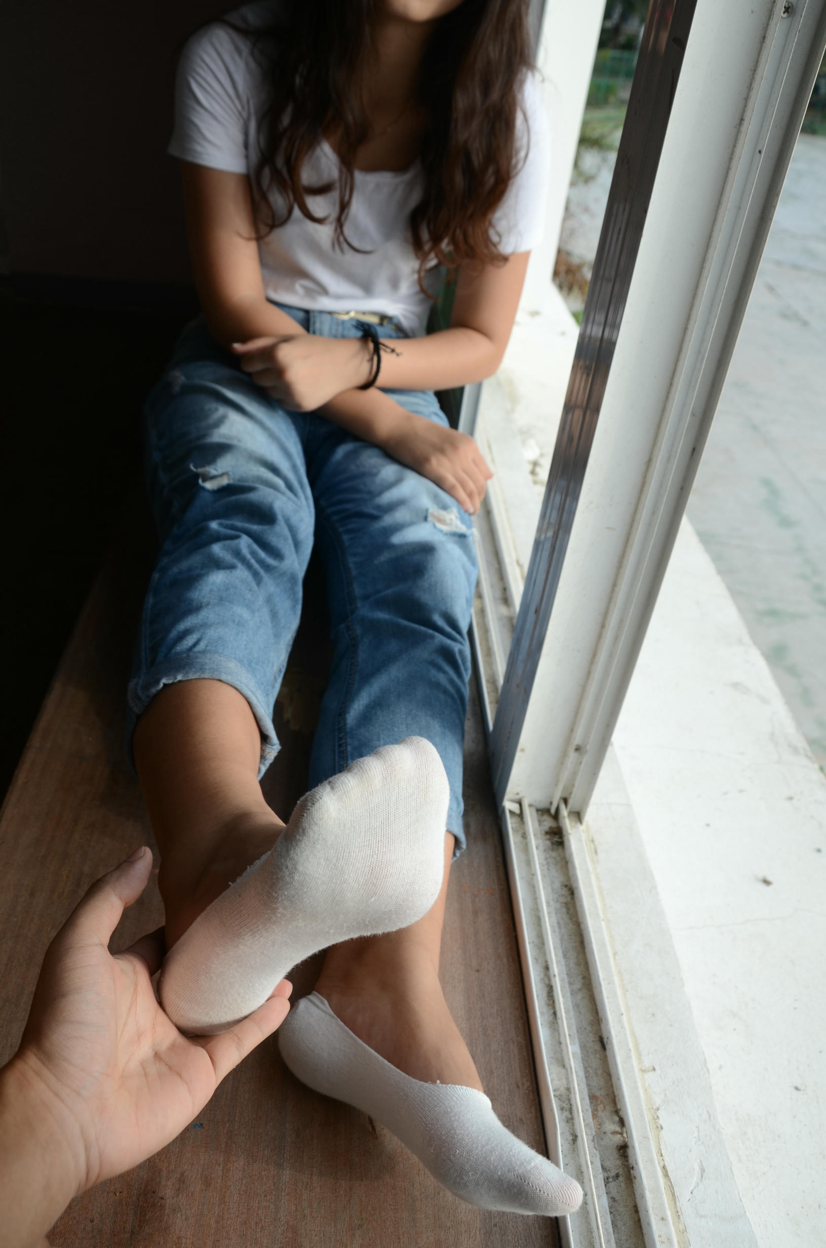 [战前女神] 恋足美腿棉袜女神级摄影套图 123 [102P+190M]_第5集