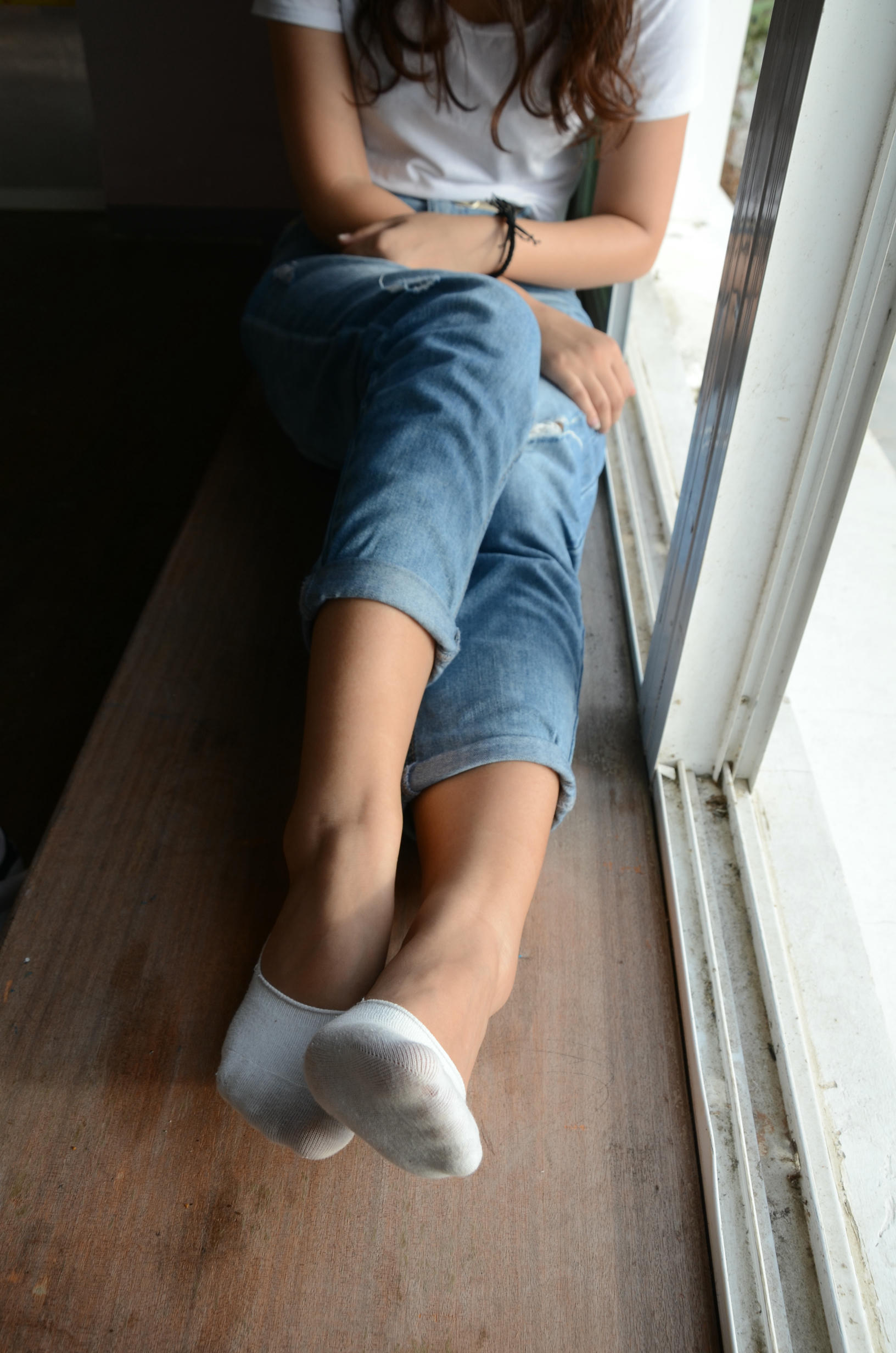 [战前女神] 恋足美腿棉袜女神级摄影套图 123 [102P+190M]_第5集