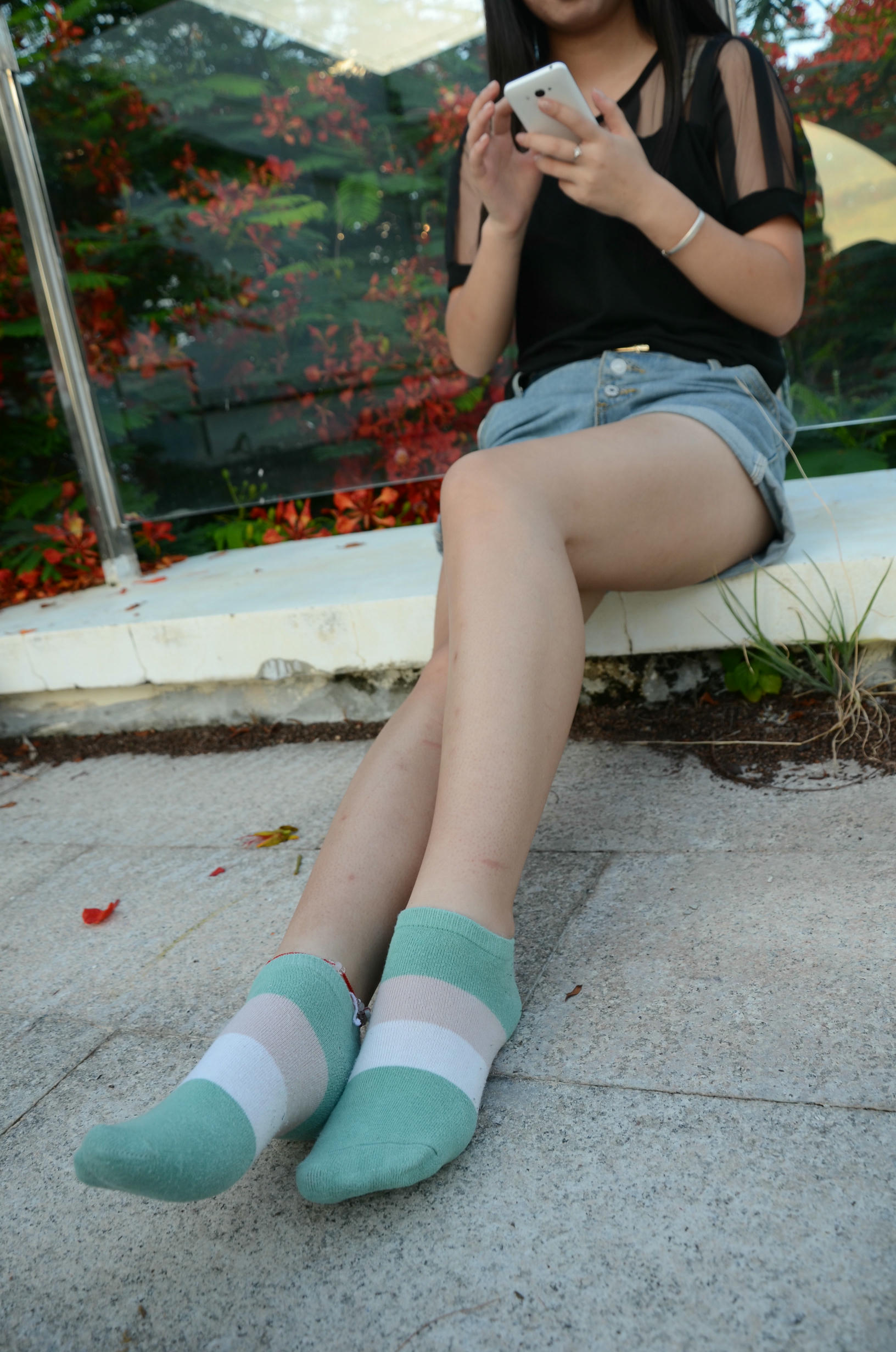 [战前女神] 恋足美腿棉袜女神级摄影套图 126 [114P+182M]_第1集