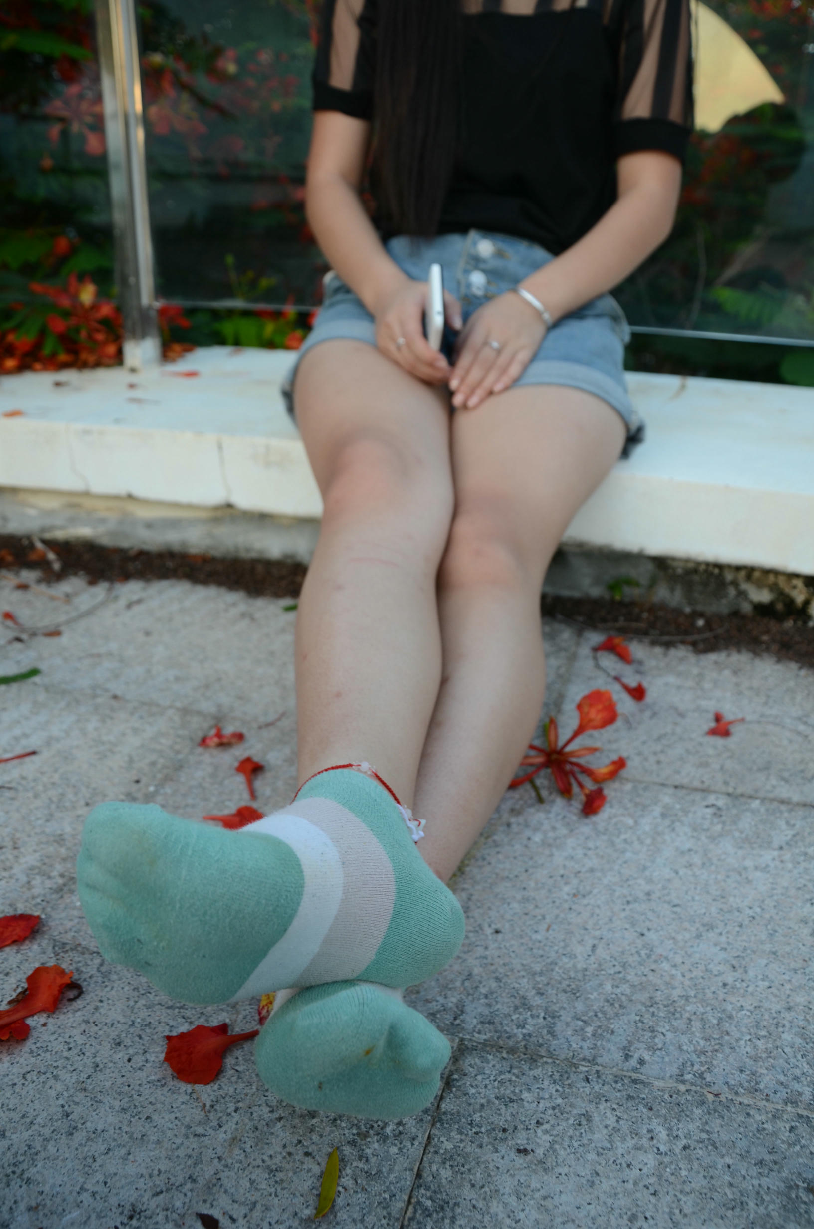 [战前女神] 恋足美腿棉袜女神级摄影套图 126 [114P+182M]_第4集