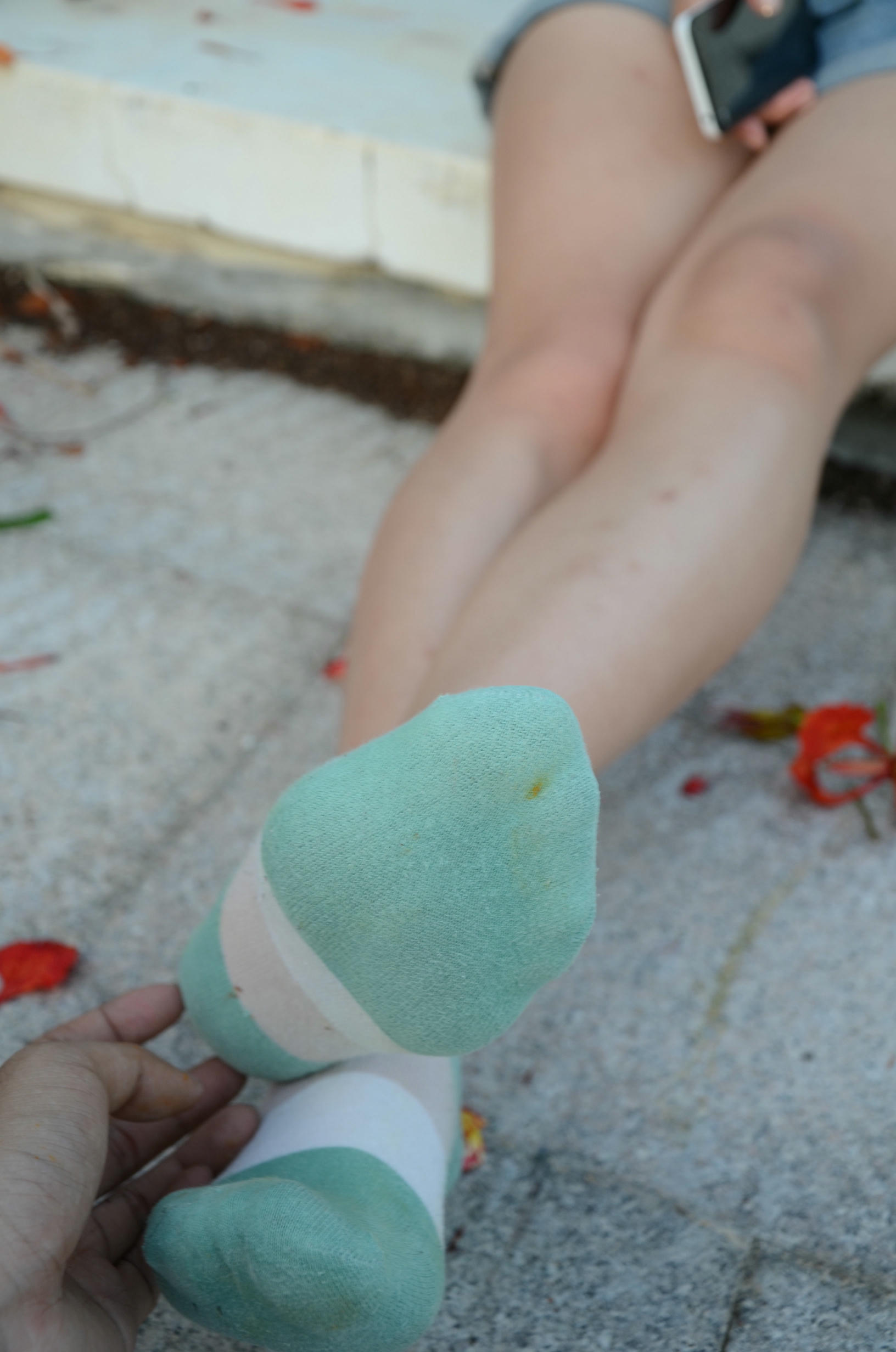 [战前女神] 恋足美腿棉袜女神级摄影套图 126 [114P+182M]_第4集