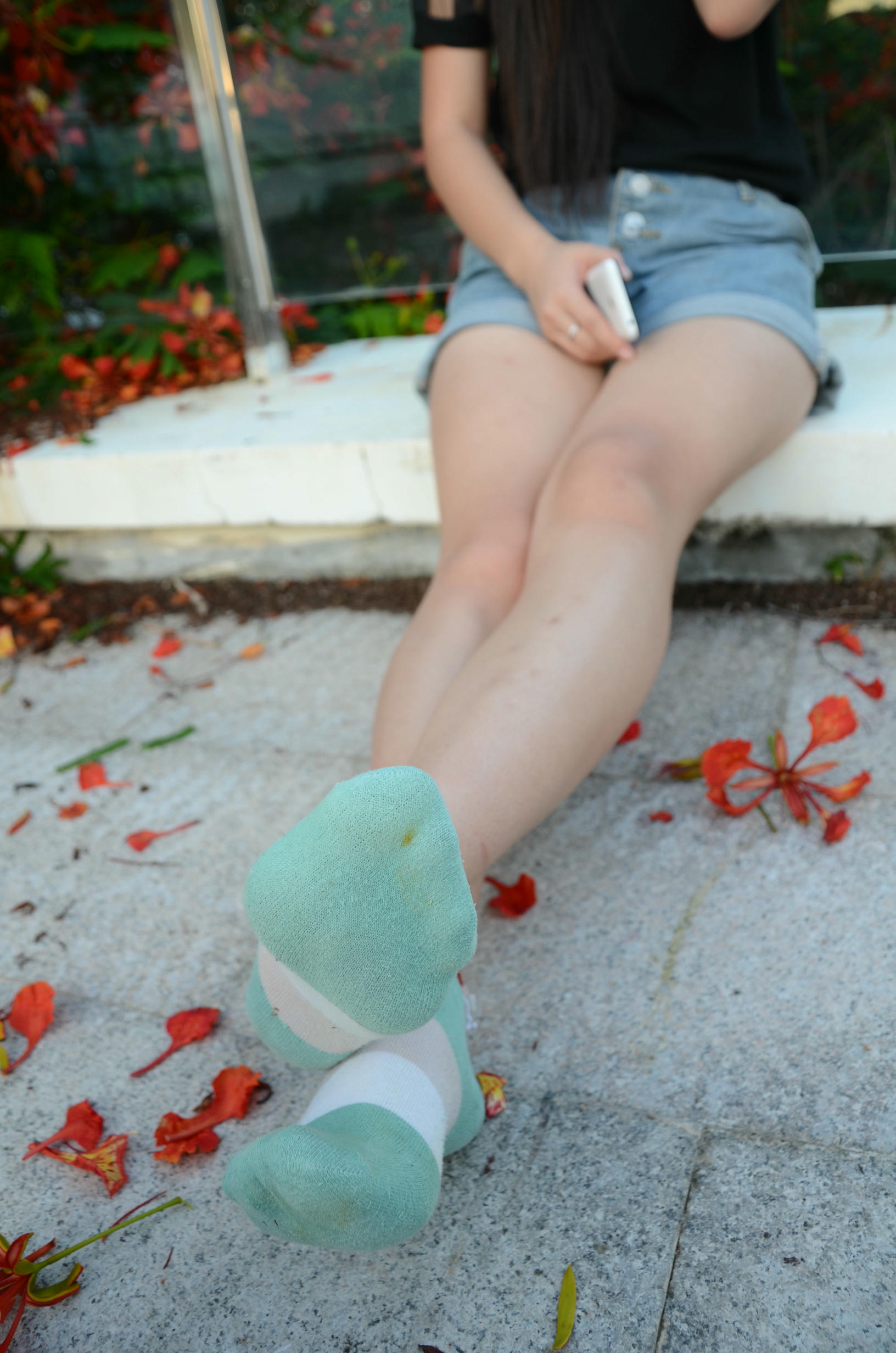 [战前女神] 恋足美腿棉袜女神级摄影套图 126 [114P+182M]_第4集