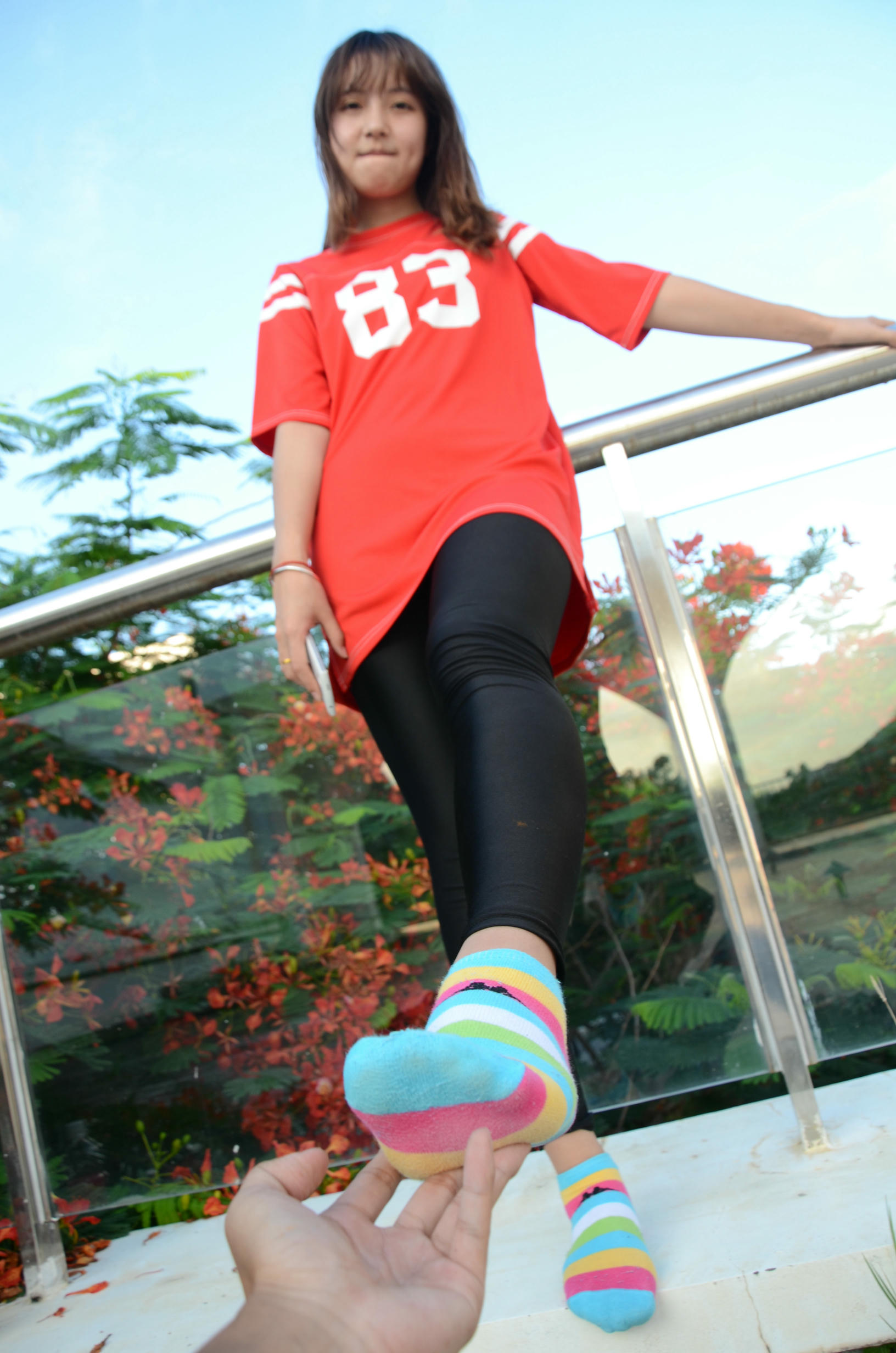 [战前女神] 恋足美腿棉袜女神级摄影套图 132 [102P+243M]_第5集