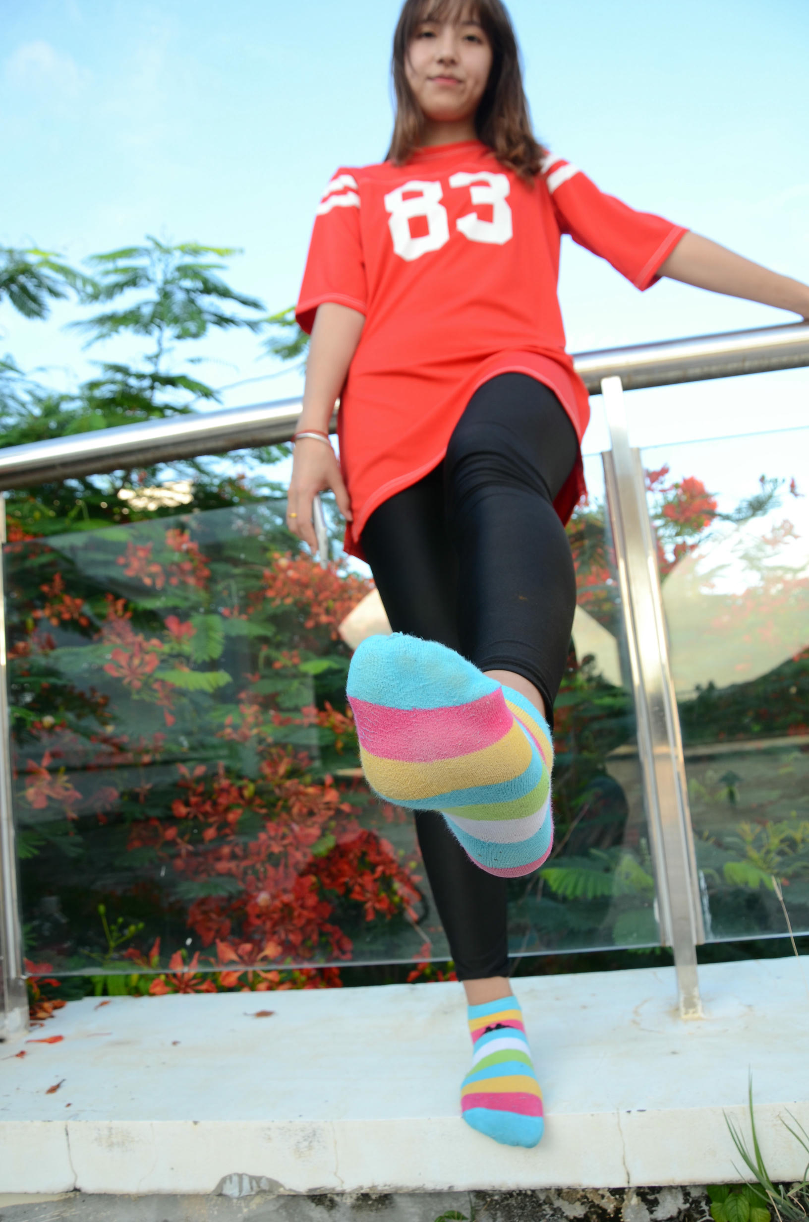 [战前女神] 恋足美腿棉袜女神级摄影套图 132 [102P+243M]_第5集