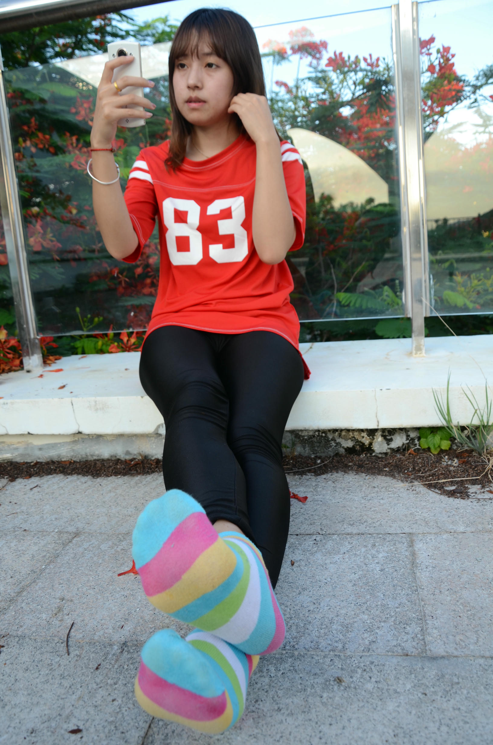 [战前女神] 恋足美腿棉袜女神级摄影套图 132 [102P+243M]_第5集