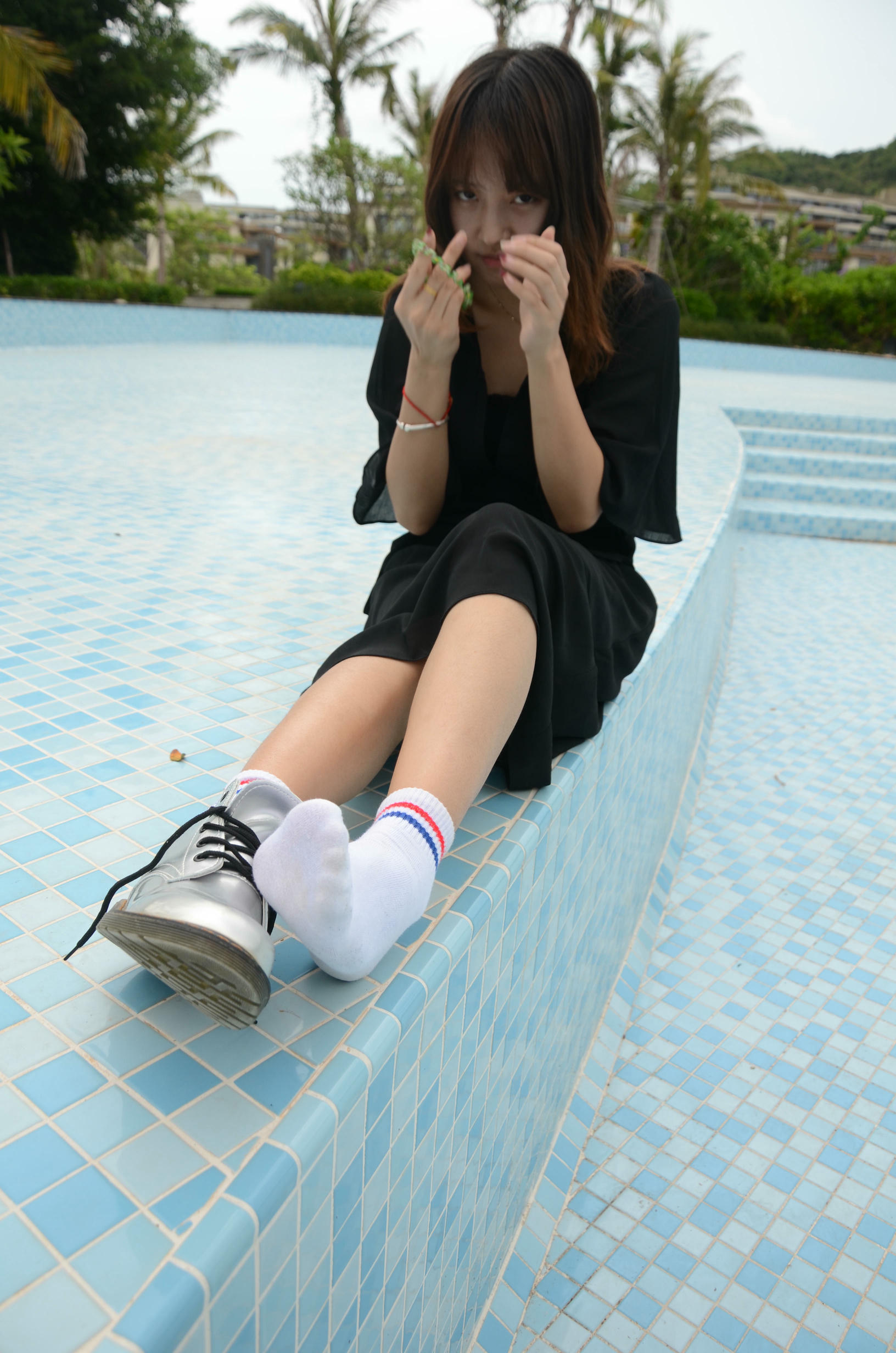 [战前女神] 恋足美腿棉袜女神级摄影套图 2015.06.07特辑1 [126P+138M]_第3集