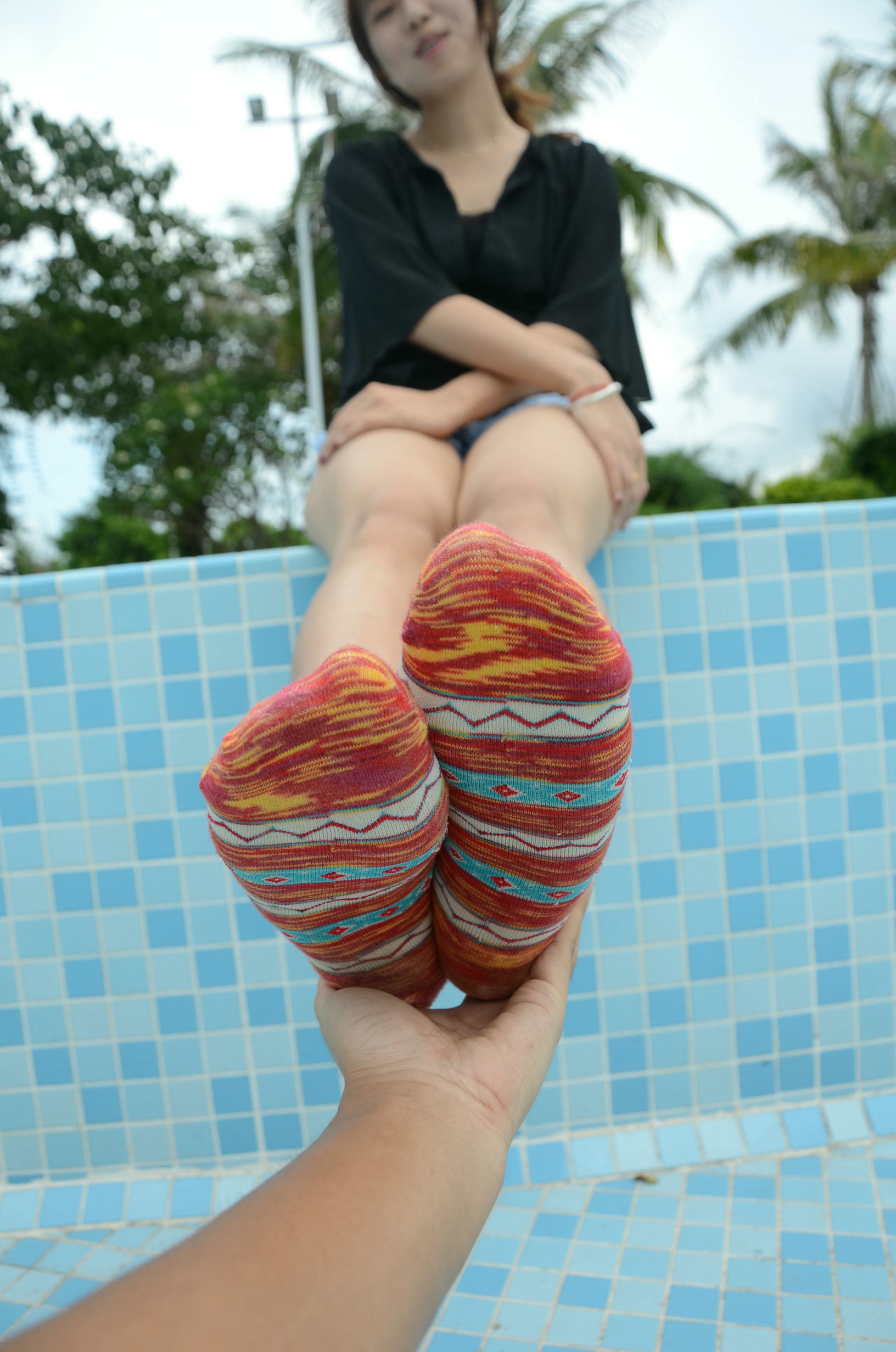 [战前女神] 恋足美腿棉袜女神级摄影套图 2015.06.07特辑2 [120P+138M]_第6集