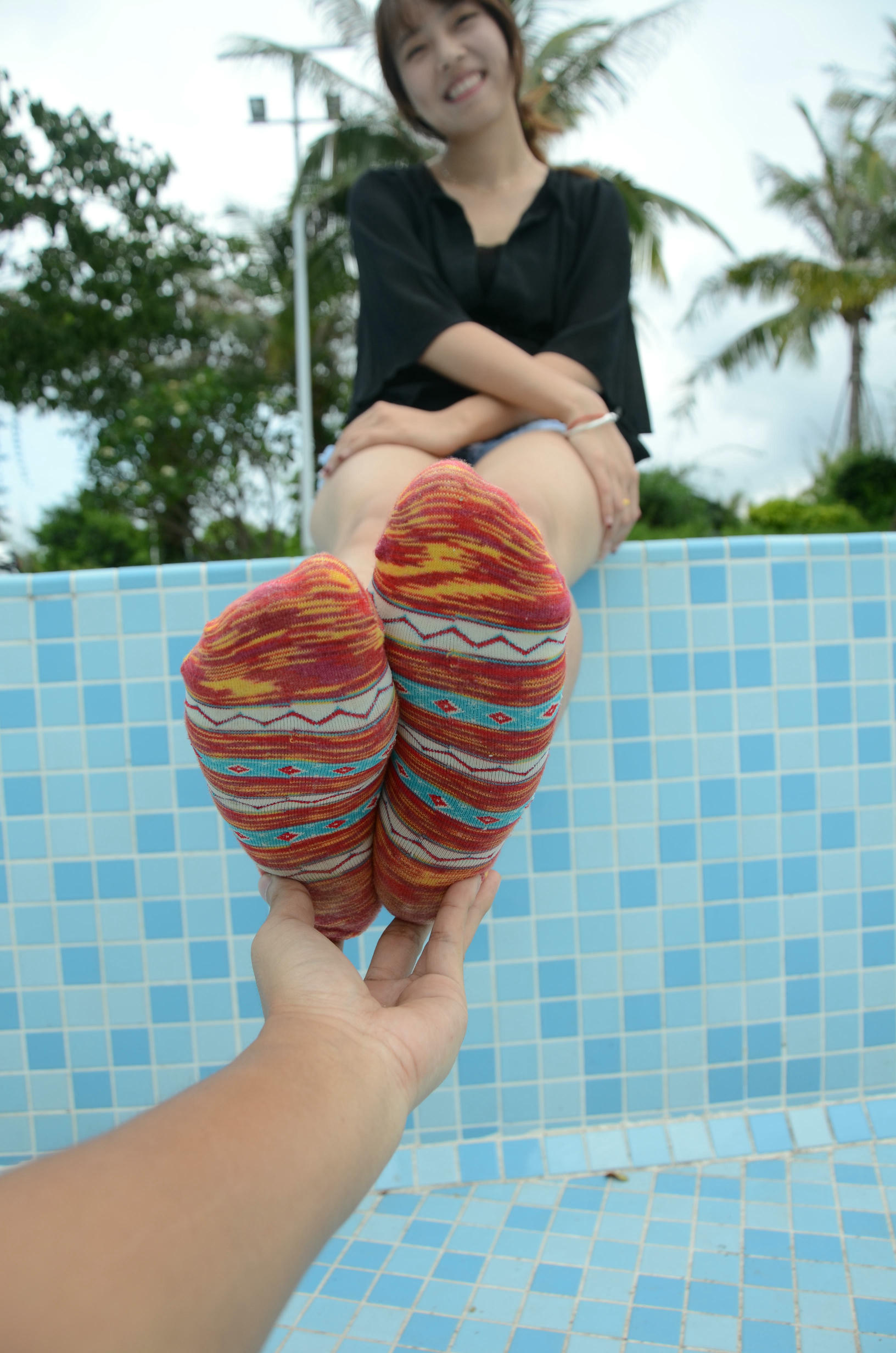 [战前女神] 恋足美腿棉袜女神级摄影套图 2015.06.07特辑2 [120P+138M]_第6集