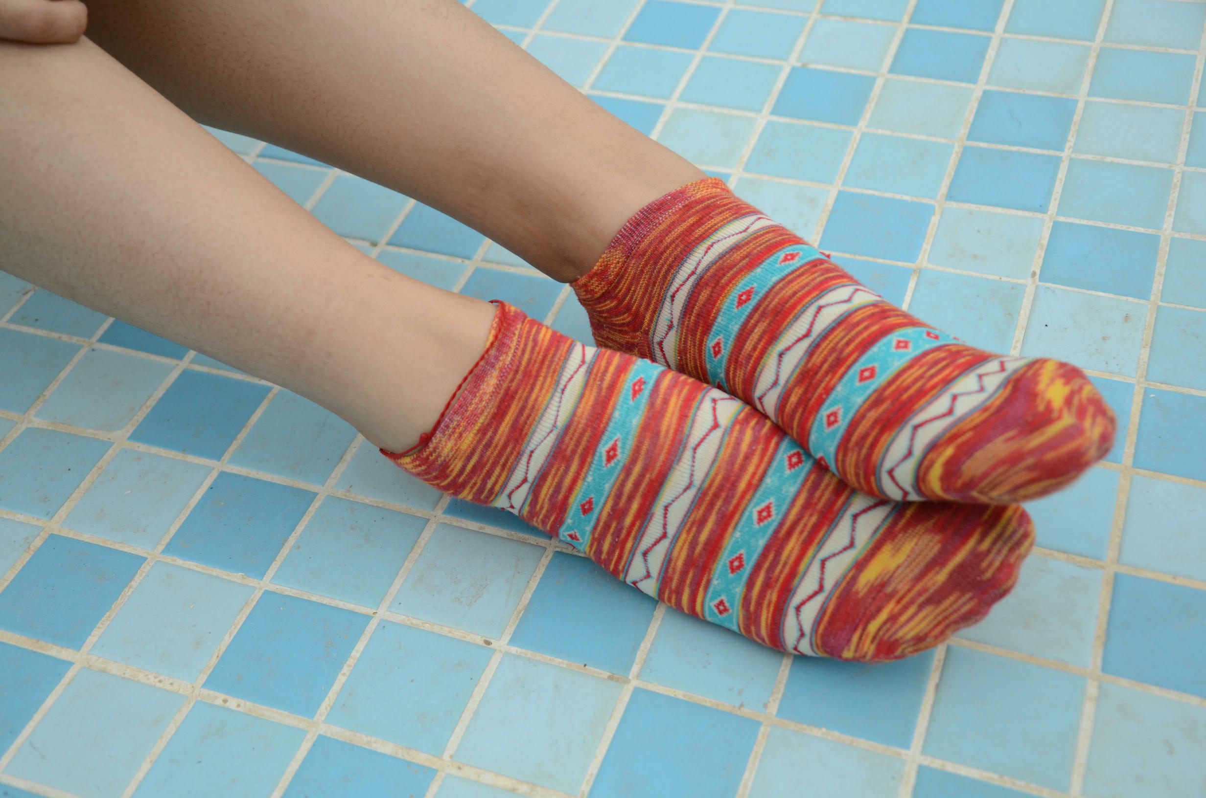 [战前女神] 恋足美腿棉袜女神级摄影套图 2015.06.07特辑2 [120P+138M]_第3集