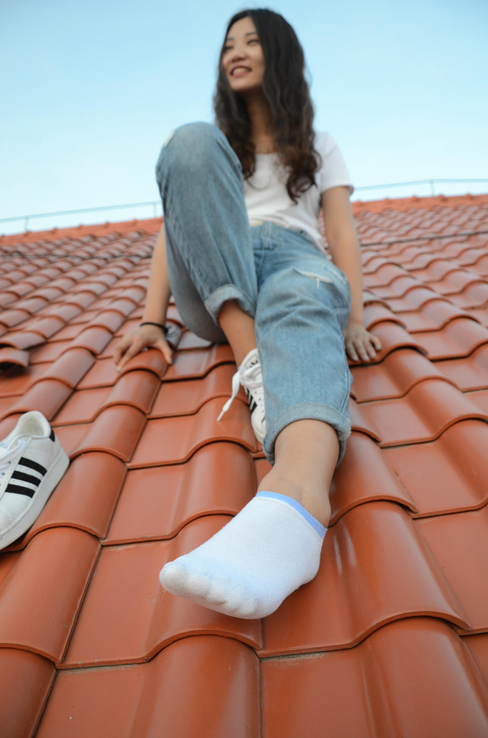 [战前女神] 恋足美腿棉袜女神级摄影套图 2015.06.11特辑 [102P+187M]_第1集