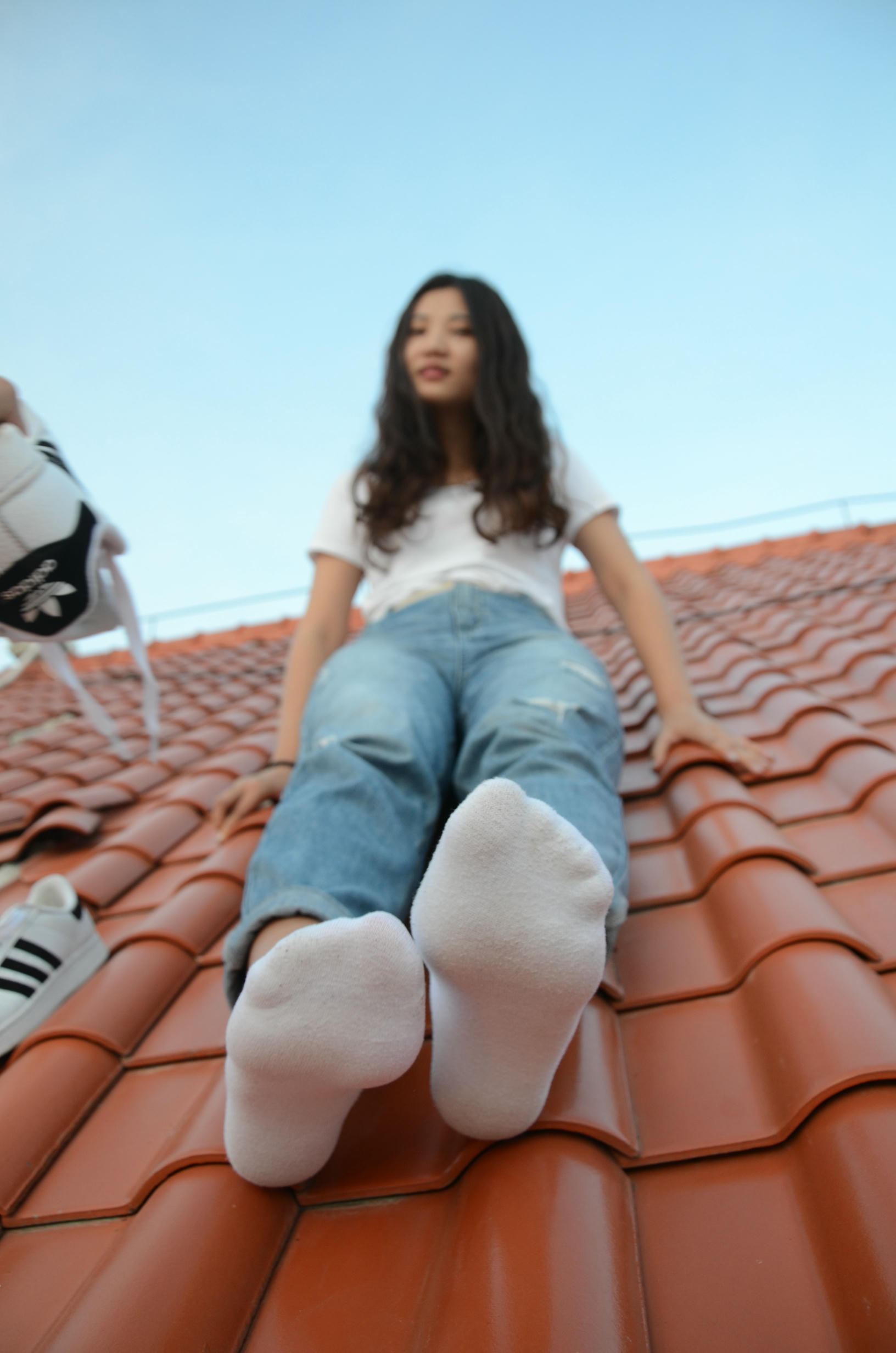 [战前女神] 恋足美腿棉袜女神级摄影套图 2015.06.11特辑 [102P+187M]_第2集