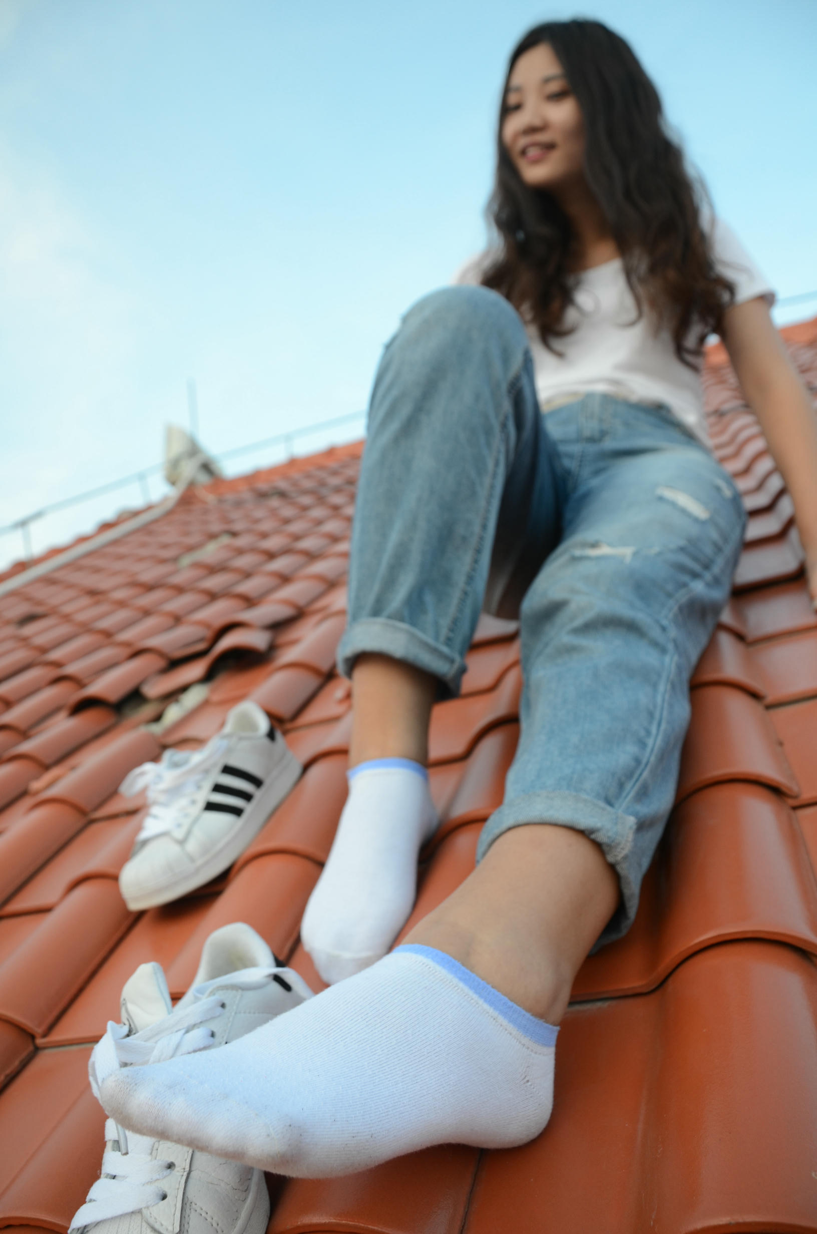 [战前女神] 恋足美腿棉袜女神级摄影套图 2015.06.11特辑 [102P+187M]_第2集