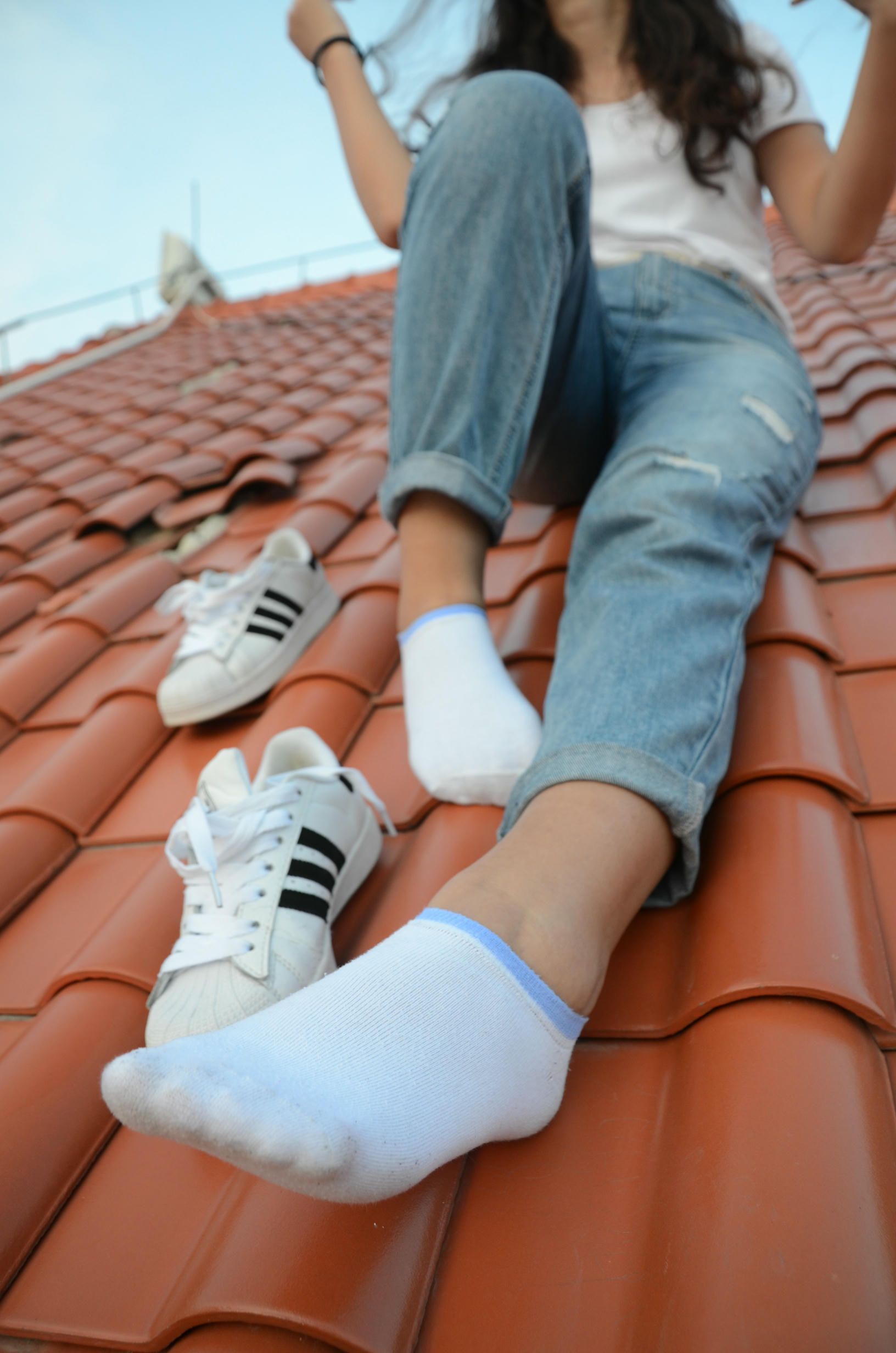 [战前女神] 恋足美腿棉袜女神级摄影套图 2015.06.11特辑 [102P+187M]_第2集