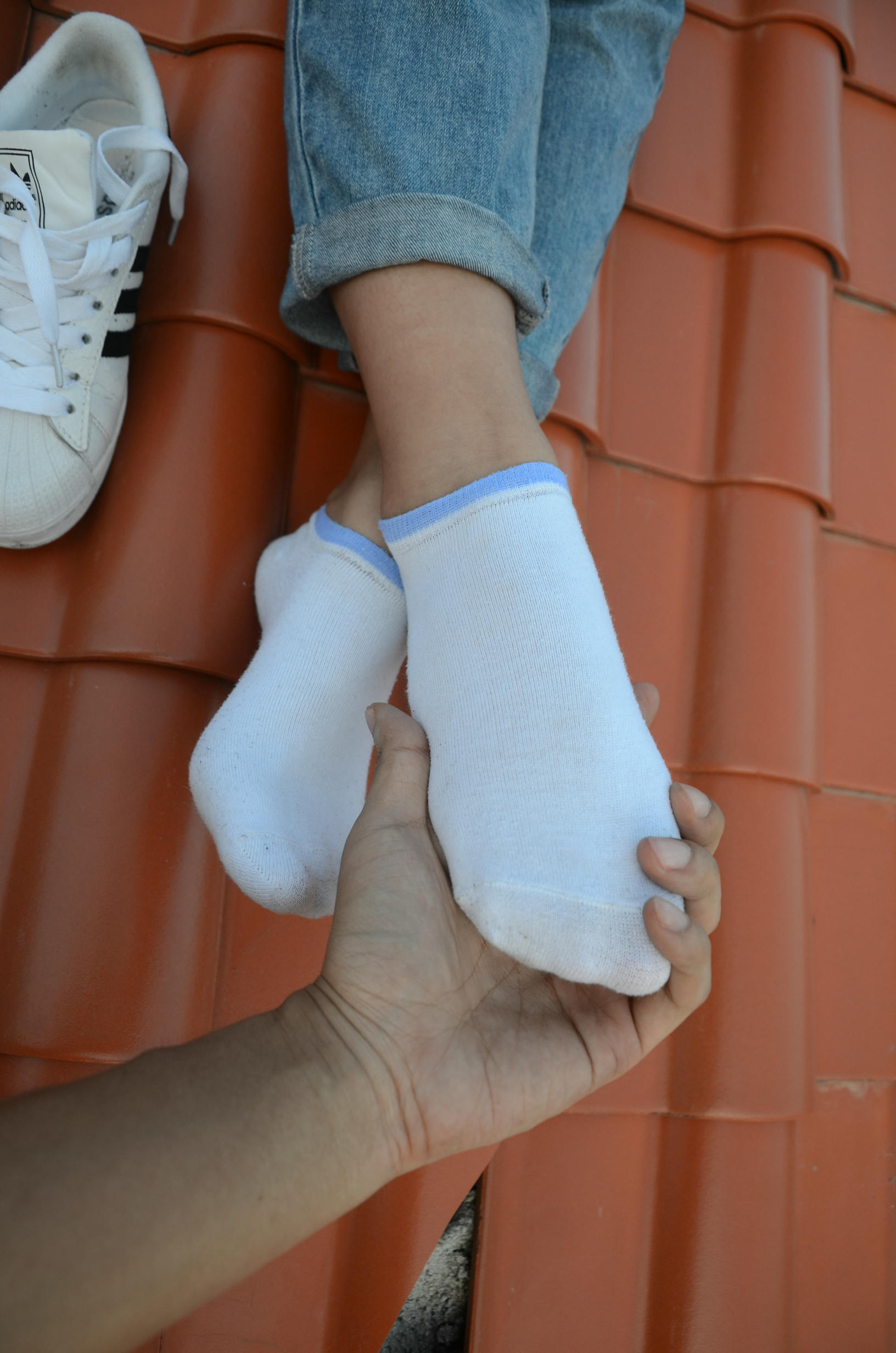 [战前女神] 恋足美腿棉袜女神级摄影套图 2015.06.11特辑 [102P+187M]_第3集