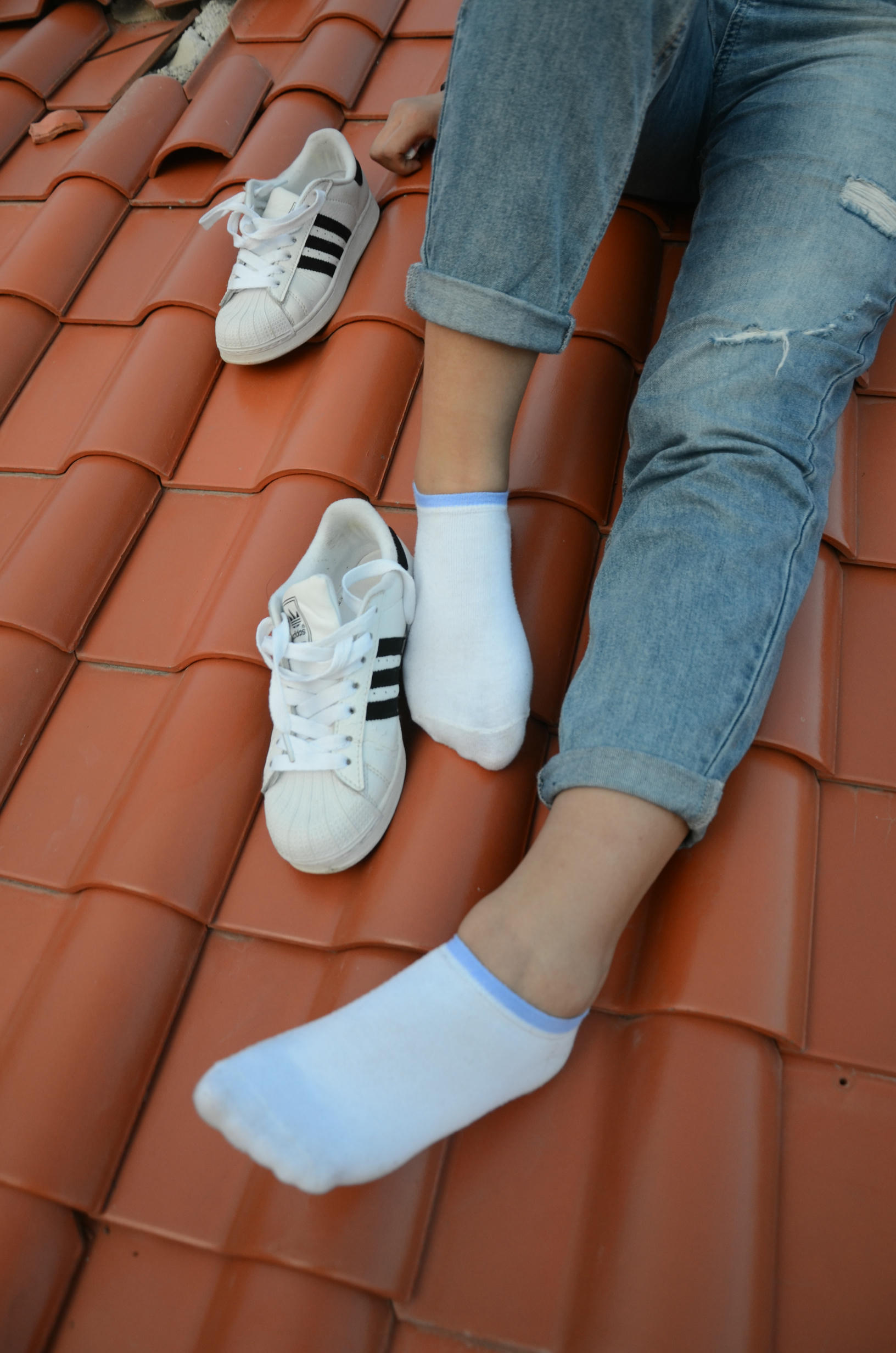 [战前女神] 恋足美腿棉袜女神级摄影套图 2015.06.11特辑 [102P+187M]_第3集