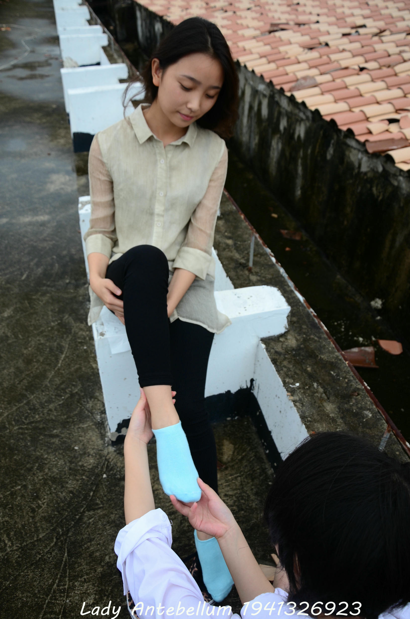 [战前女神] 恋足美腿棉袜女神级摄影套图 051 [155P-255MB]_第5集