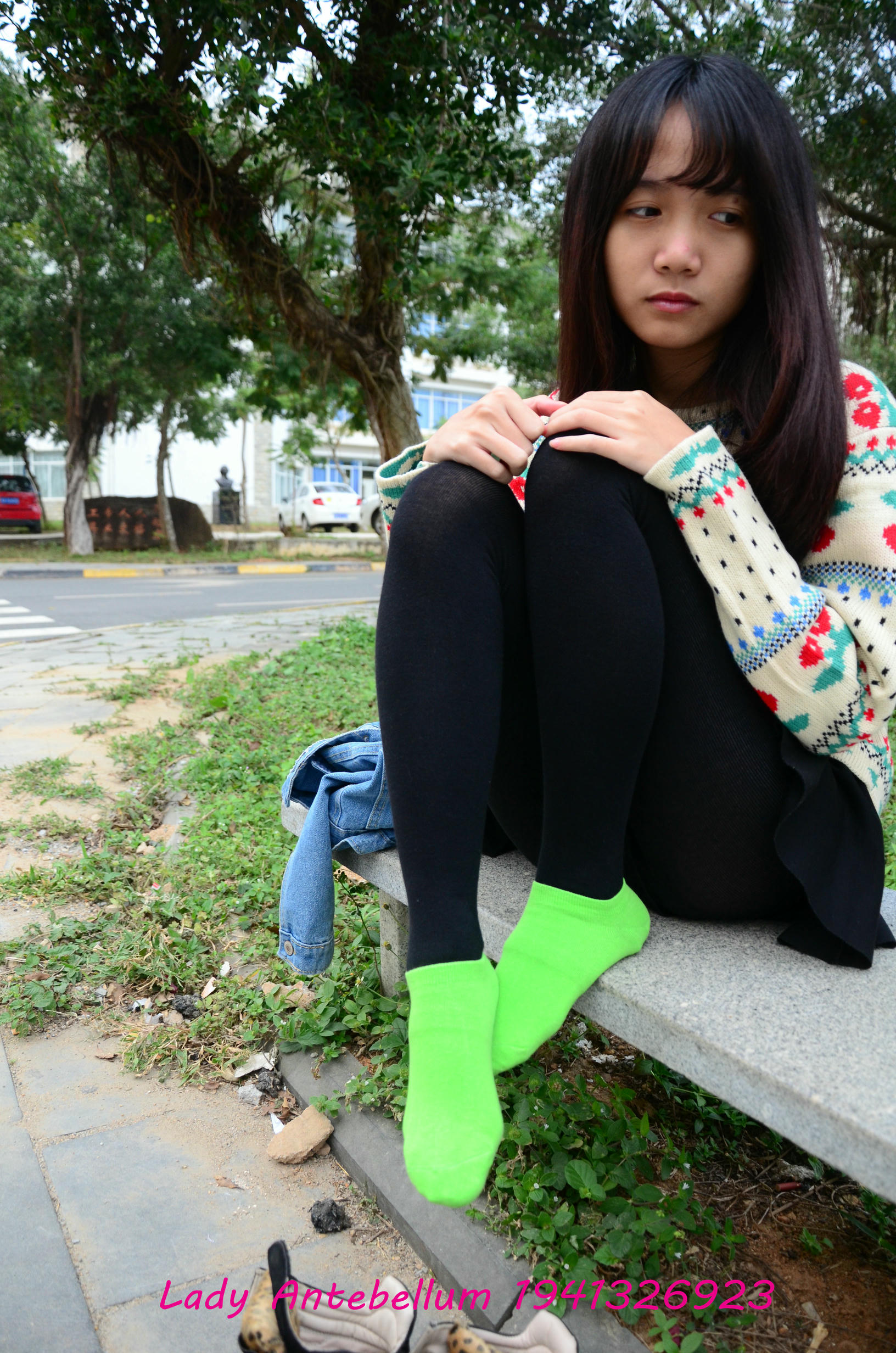 [战前女神] 恋足美腿棉袜女神级摄影套图 074 [89P-183MB]_第3集