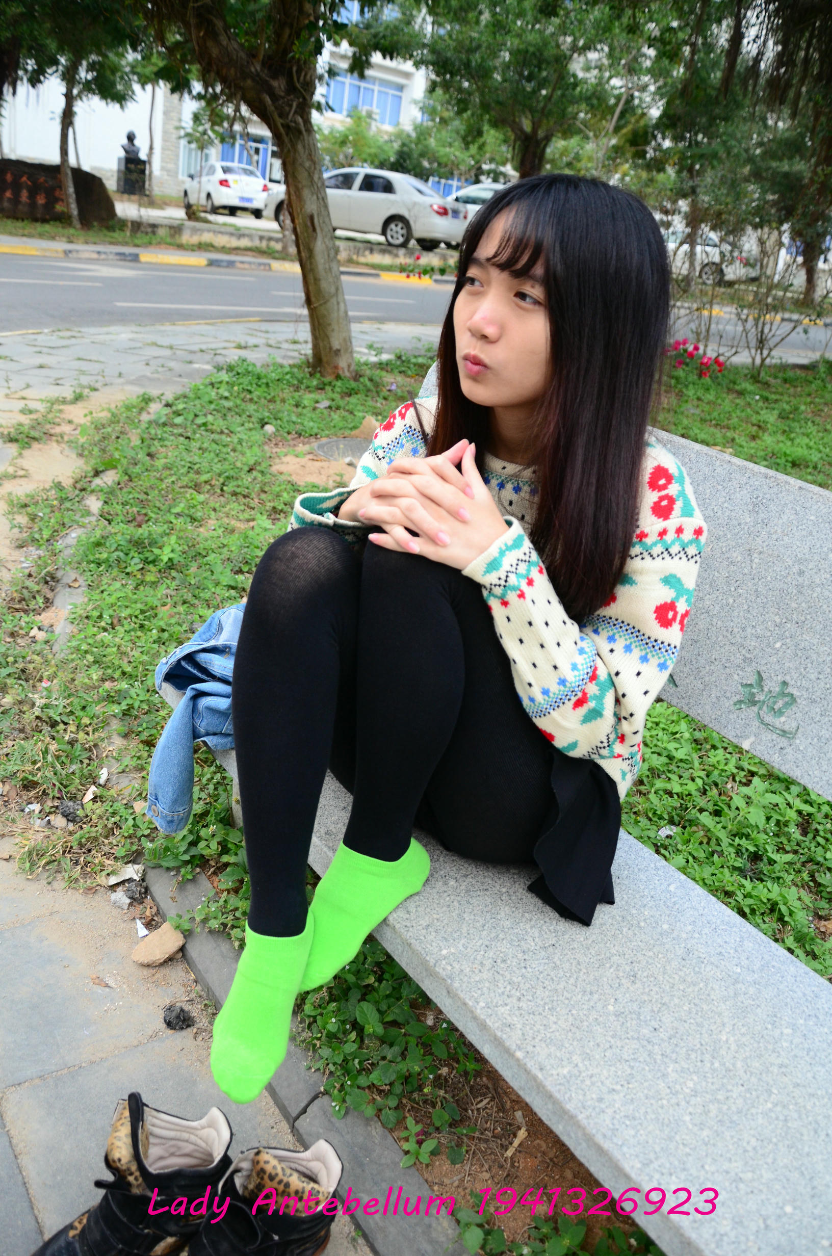 [战前女神] 恋足美腿棉袜女神级摄影套图 074 [89P-183MB]_第3集