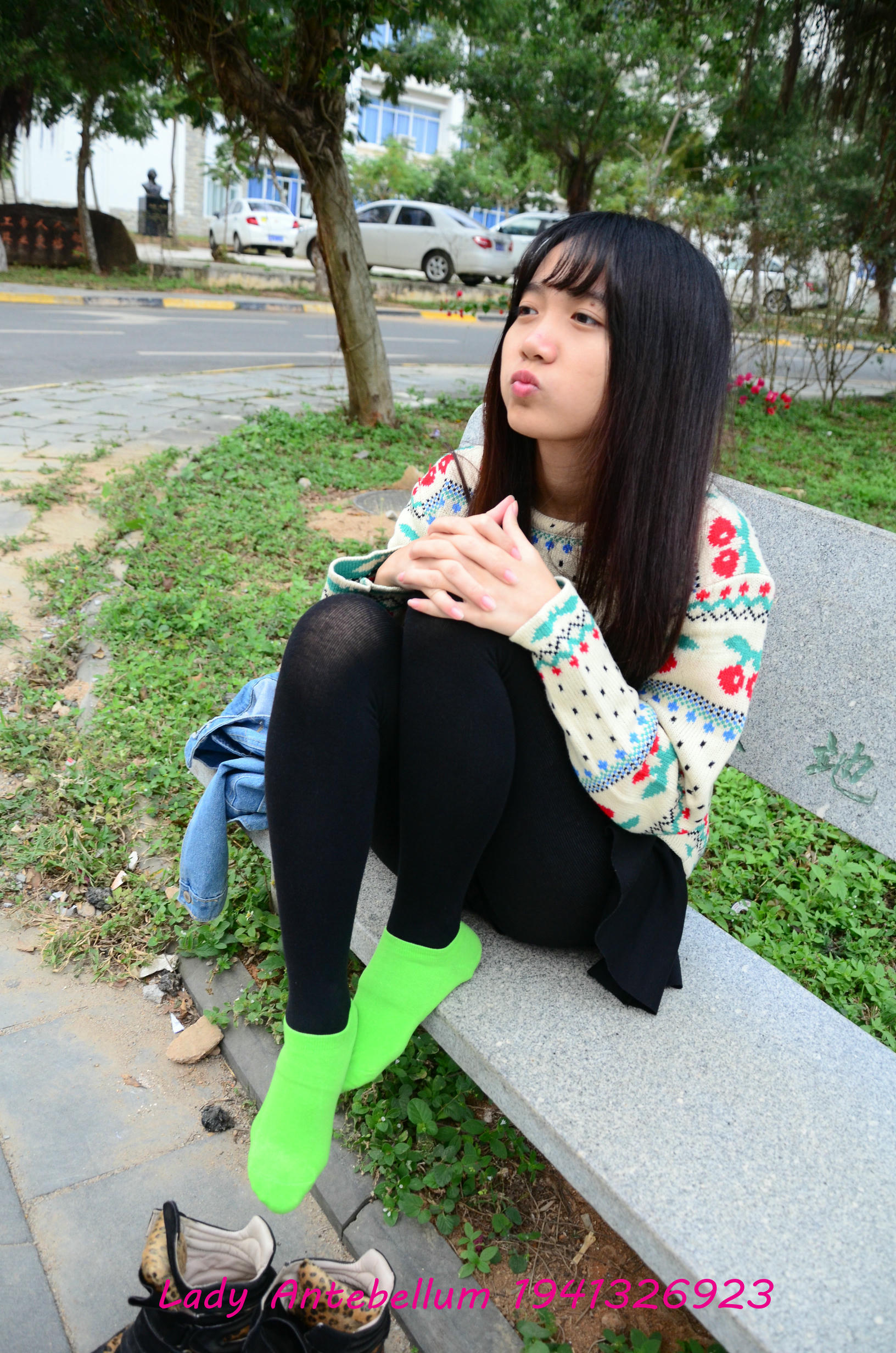 [战前女神] 恋足美腿棉袜女神级摄影套图 074 [89P-183MB]_第3集