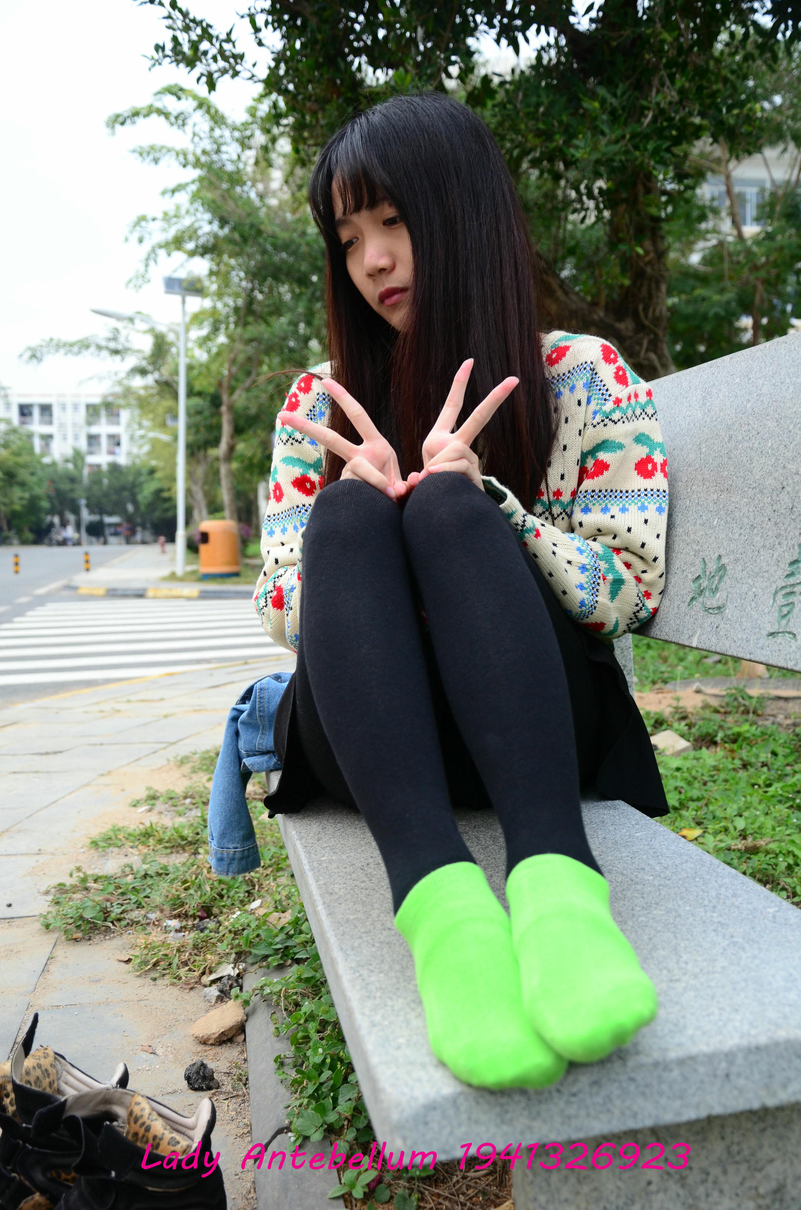 [战前女神] 恋足美腿棉袜女神级摄影套图 074 [89P-183MB]_第4集